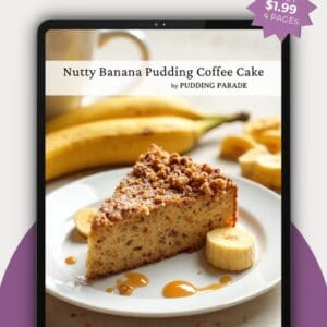 Nutty Banana Pudding Coffee Cake