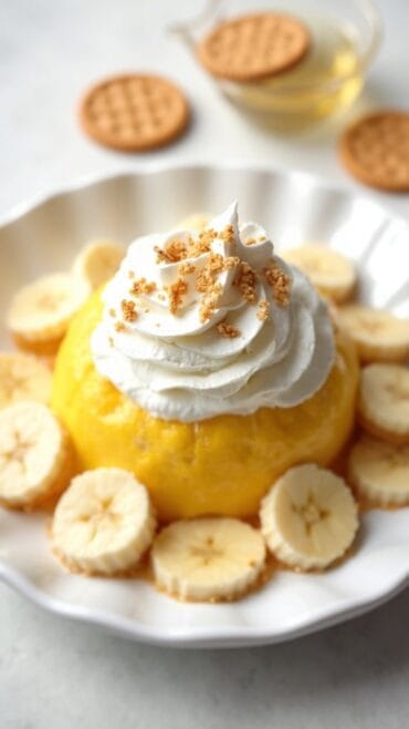 delicious banana cream dessert