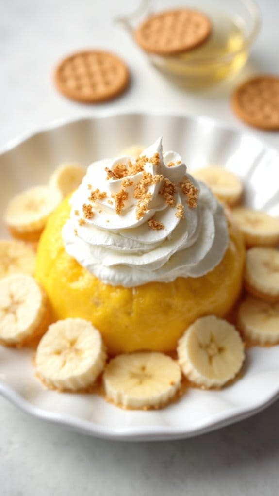 delicious banana cream dessert