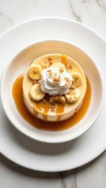 delicious caramel banana dessert