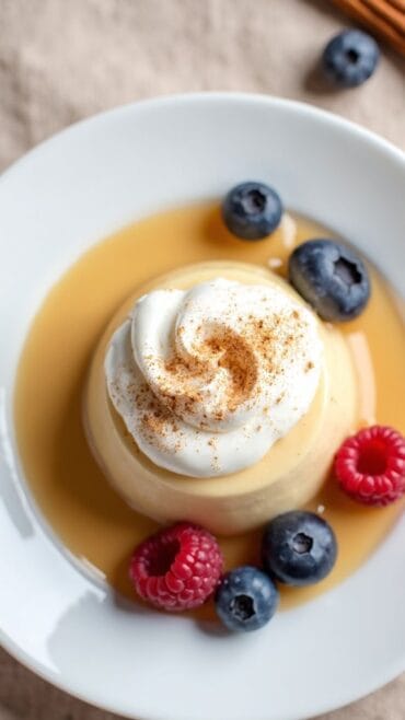 delicious cinnamon vanilla dessert