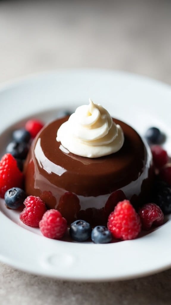 rich creamy chocolate dessert