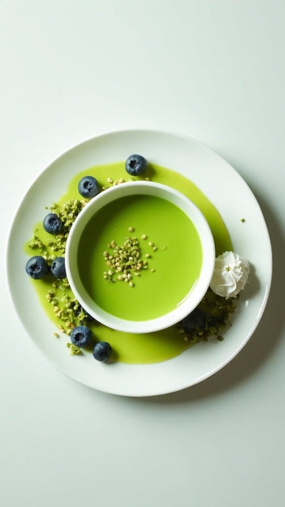 Matcha Green Tea Custard Pudding