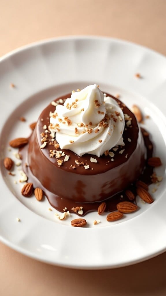 Chocolate Almond Pudding