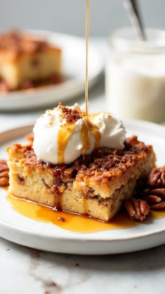 Bourbon Pecan Bread Pudding