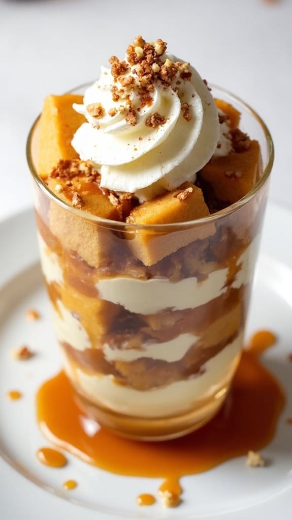 dessert layered with sweetness