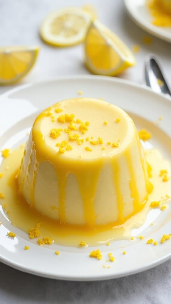 Lemon Drizzle Steamed Pudding