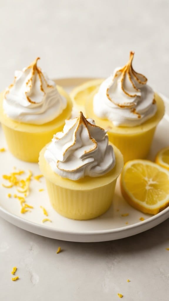 Lemon Meringue Pudding Cups