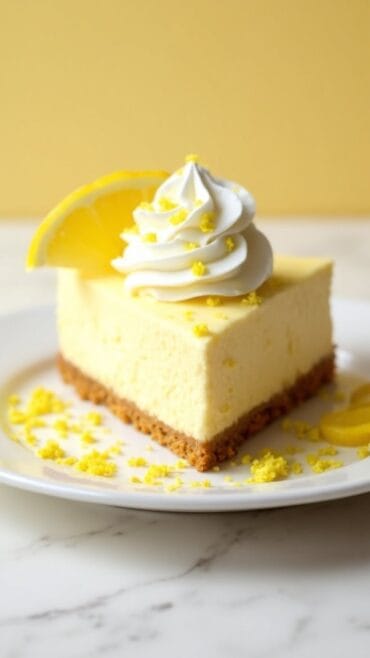 lemon pudding cheesecake dessert