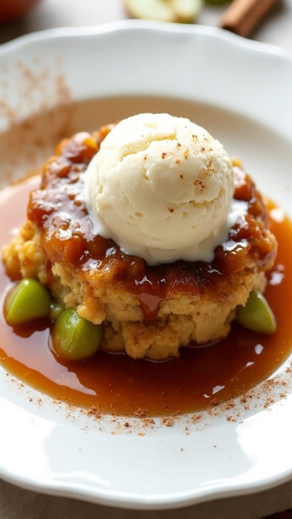 Apple and Cinnamon Sticky Toffee Pudding